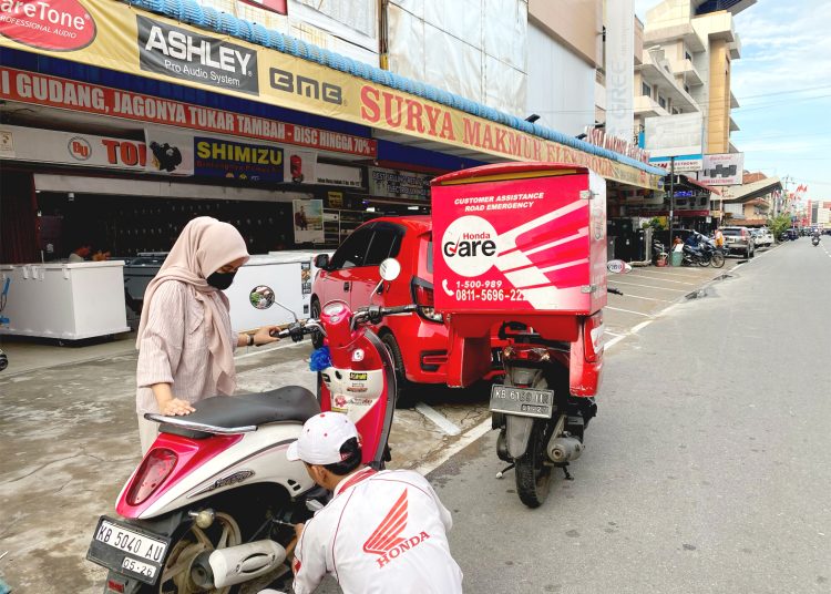 Pelayanan Honda Care dari Astra Motor Kalimantan Barat.(ist)