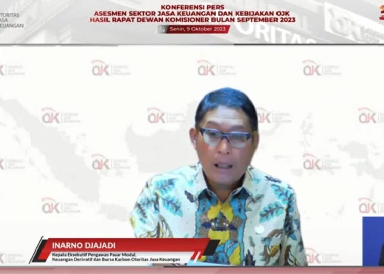 Inarno Djajadi, Kepala Eksekutif Pengawas Pasar. Modal, Keuangan Derivatif dan Bursa Karbon OJK.(yutub)