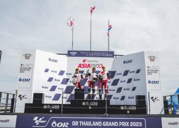 Pebalap Astra Honda Kembali Bikin Indonesia Raya Bergema di Kejuaraan Balap Asia