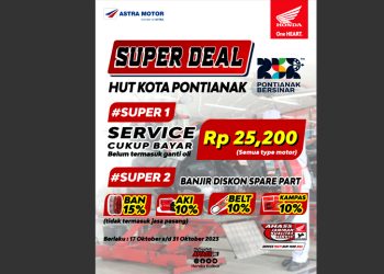 AHASS Kalbar Tawarkan Promo Spesial di HUT Kota Pontianak ke-252