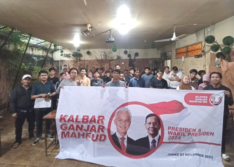 Deklarasi relawan kloter Ganjar-Mahfud Kalimantan Barat, Jumat.(ist)