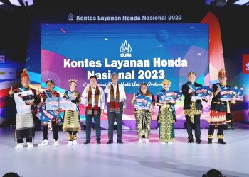 Novianti dan Neni Front Line People Terbaik Kontes Layanan Honda Nasional 2023