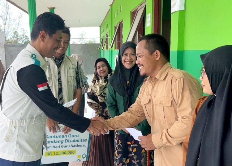 Dukungan PLN kepada para guru disabilitas di Indonesia.(ist)