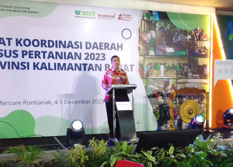 Saichudin, S.Si,M.Si, Kepala BPS Provinsi Kalimantan Barat.(matra)