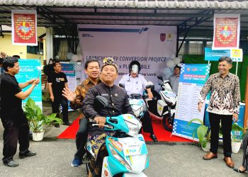 Pertama di Kalimantan, Motor BBM dikonversi Menjadi Motor Listrik