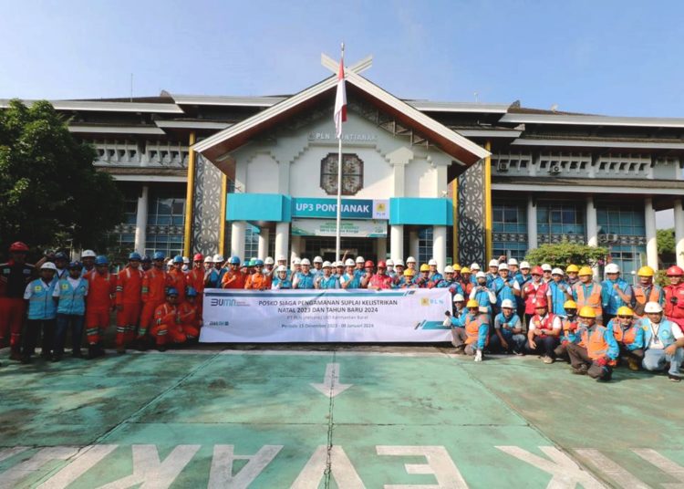 Persiapan petugas dan peralatan PLN Unit Induk Distribusi Kalimantan Barat menjelang perayaan Natal dan Tahun Baru.(ist)