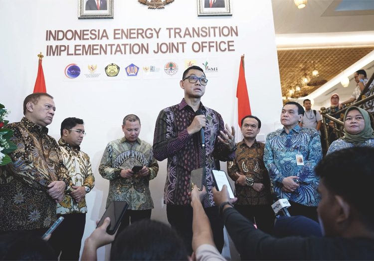 Direktur Utama PLN Darmawan Prasodjo saat peluncuran Rumah Perancangan Aksi Transisi Energi Nasional (PATEN) di Jakarta Selatan, Rabu. (ist)