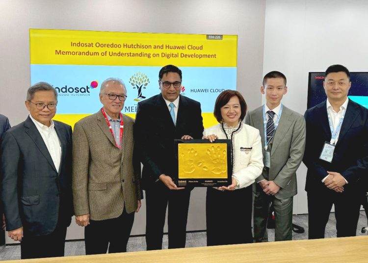 Indosat Ooredoo Hutchison (Indosat atau IOH) dan Huawei menandatangani Nota Kesepahaman (MoU) tentang pengembangan digital dengan tujuan untuk mendukung pengembangan kecerdasan buatan (Artificial Intelligence/AI), aplikasi industri, pembangunan ekosistem, dan pengembangan kompetensi talenta.(ist)