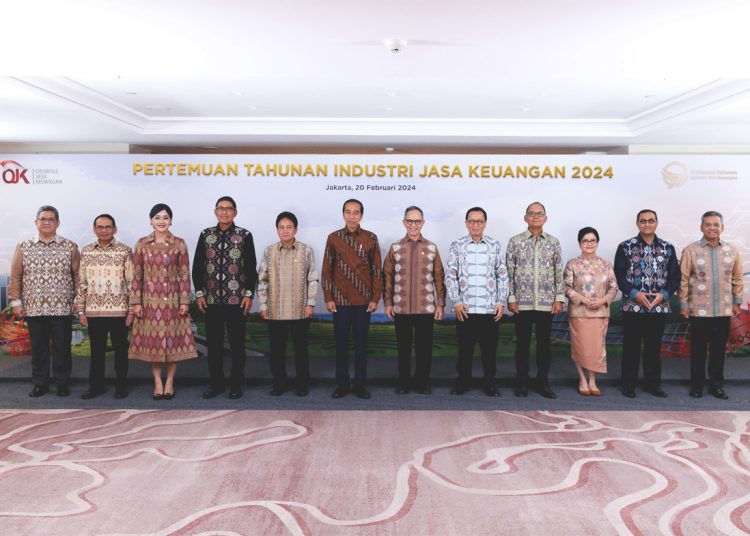 Pertemuan Tahunan Industri Jasa Keuangan (PTIJK) dihadiri Presiden RI Joko Widodo, Selasa. (ist)