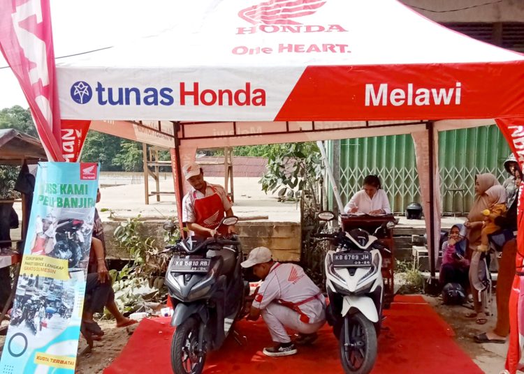 Pelayanan servis motor di AHASS.(ist)