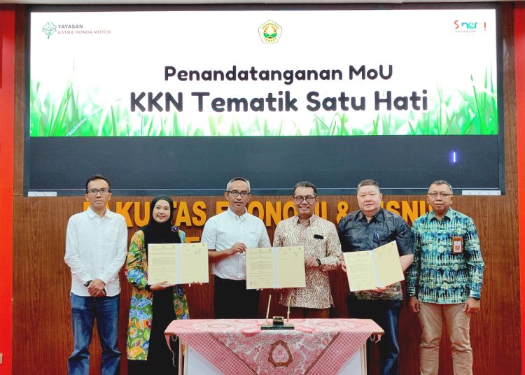 Kerjasama Yayasan AHM dengan UNEJ dalam bidang penelitian, pengembangan dan pengabdian masyarakat.(ist)