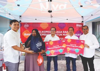 #BersamaKitaBerkah, Telkomsel Siaga Berbagi di Pontianak