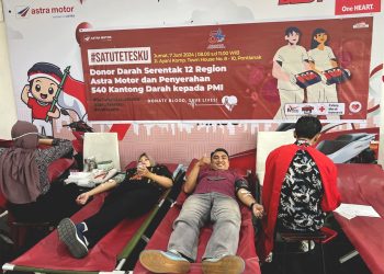  #SATUTETESKU Donor Darah 12 Region HUT Ke-54 Astra Motor