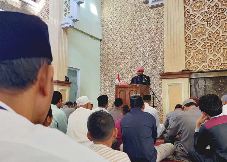 Shalat Idul Adha 1445 H di Masjid Al Mukhlisin Pontianak, Minggu.(ist)