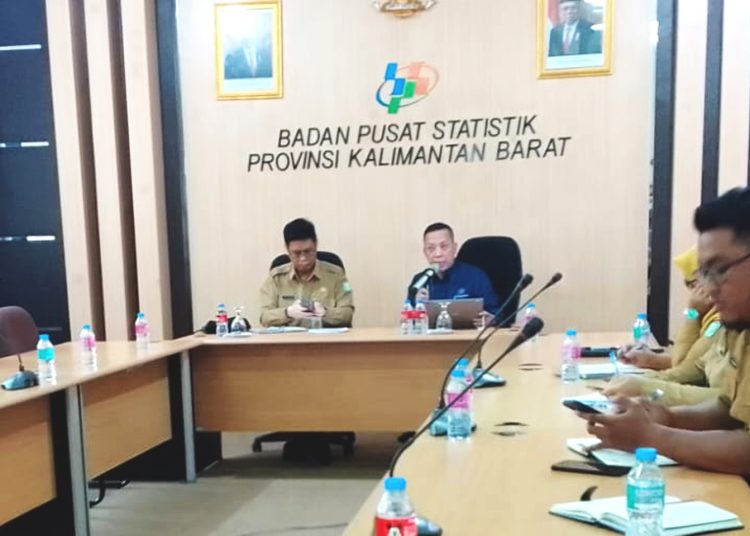 BPS Kalbar merilis Gini Ratio Kalbar 2024 di Pontianak, awal Juli.