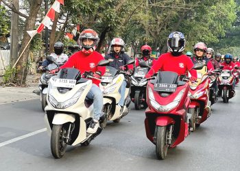 Bikers Honda PCX Gelar Kegiatan Kebangsaan