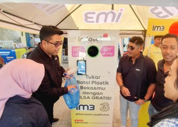 Indosat Lanjutkan Inisiatif Sampah Jadi Pulsa
