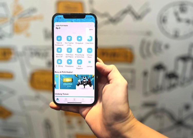 Tampilan menu utama pada Aplikasi PLN Mobile. Dengan PLN Mobile, pelanggan dapat melakukan transaksi kelistrikan dengan hemat, aman, dan nyaman.(ist)