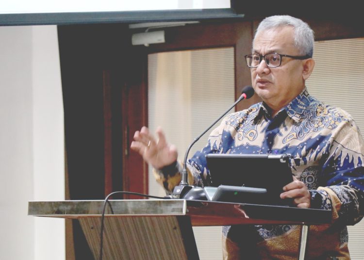 Kepala Perwakilan BPKP Provinsi Kalimantan Barat Rudy M. Harahap dalam kegiatan Pengembangan Kompetensi SDM Fungsional Pengawas Koperasi.(ist)