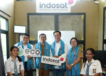 Karyawan Indosat Dirikan Bangunan ECO untuk Sekolah di Ambon