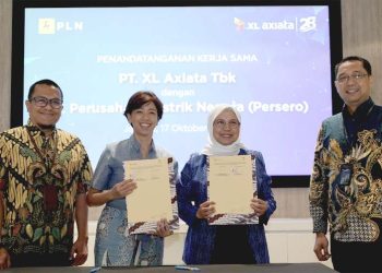 PLN-XL Axiata Kerjasama Pasokan Listrik dan Penggunaan Energi Terbarukan