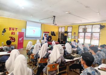 Dimulai dari Pelajar, Asmo Kalbar Ajak SMAN 9 Pontianak Peduli #Cari_aman