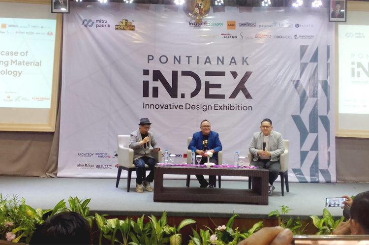 INDEX Roadshow Building Material Exhibition di Pontianak, Kamis. (mb)