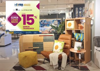 Belanja di Informa #pastiketemu Cashback 15 Persen