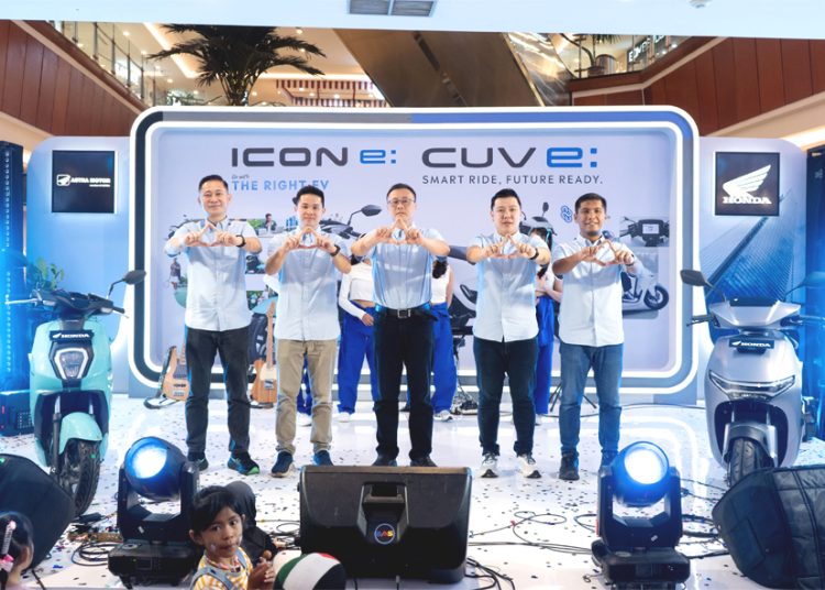 Launching Honda ICON e: dan Honda CUV e: di Pontianak, Minggu. (ist)