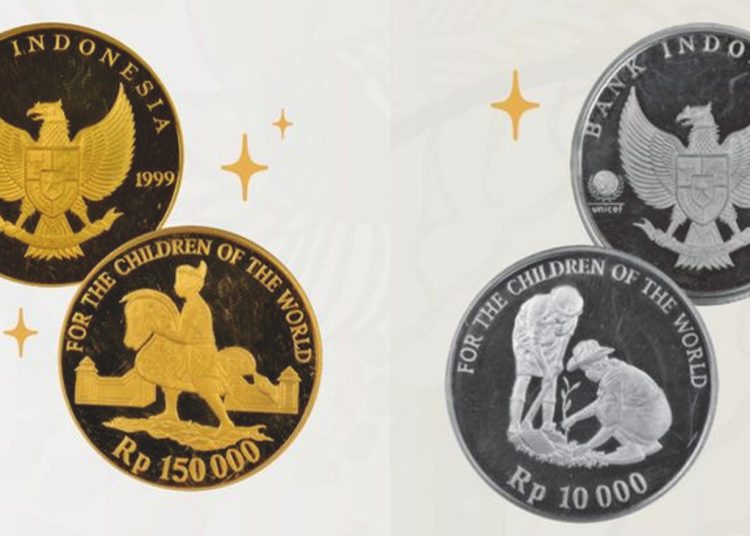 Uang Rupiah Khusus Seri For The Children of The World Tahun Emisi (TE) 1999 pecahan Rp150.000 dan Rp10.000 yang ditarik dari peredaran, terhitung sejak 31 Januari 2025. (ist)