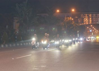 Bikers Ramadan Asmo Kalbar dan HWBC Gelar Baksos hingga Sahur on The Road
