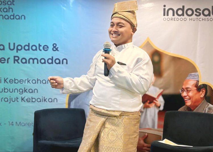 Indosat berbagi kebahagiaan di Pontianak, Jumat. (ist)
