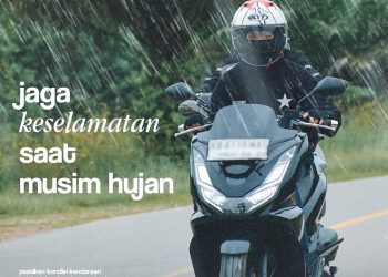 Tips Berkendara Saat Cuaca Hujan dan Banjir dari Asmo Kalbar