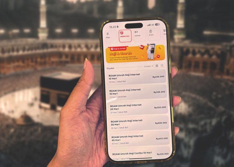 IM3 menghadirkan Paket IM3 SimpelRoam Haji – solusi roaming simpel yang memastikan jamaah tetap terkoneksi dengan nyaman selama perjalanan ibadah Haji. (ist)