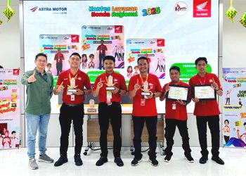 Astra Motor Kalbar Sukses Gelar Kontes Layanan Honda Regional 2025