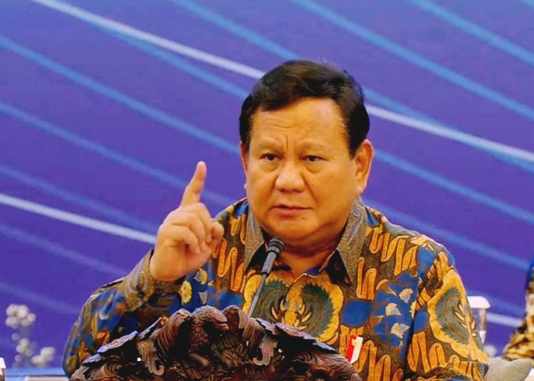 Presiden RI, Prabowo Subianto.(yutub)