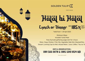Rayakan Halal Bihalal Bersama Hotel Golden Tulip Pontianak