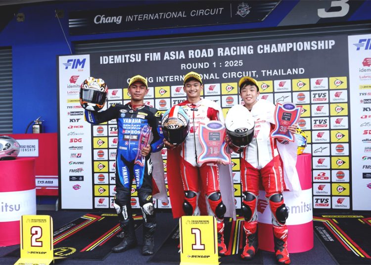 CBR250RR Double Winner, Astra Honda Borong 5 Podium di ARRC Buriram.(ist)