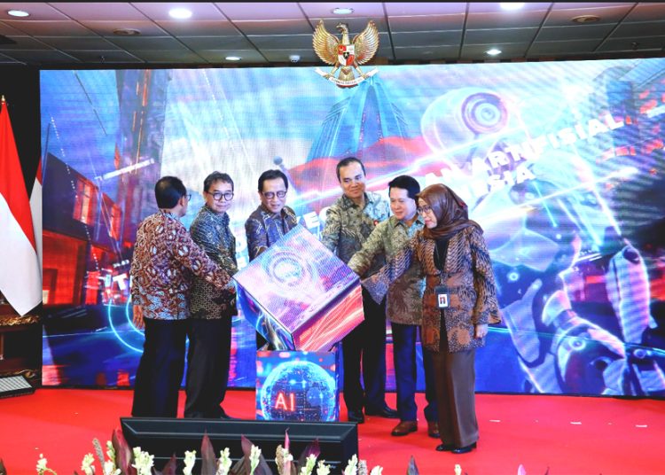 Peluncuran Tata Kelola Kecerdasan Artifisial Perbankan di Jakarta, Selasa.(ist)