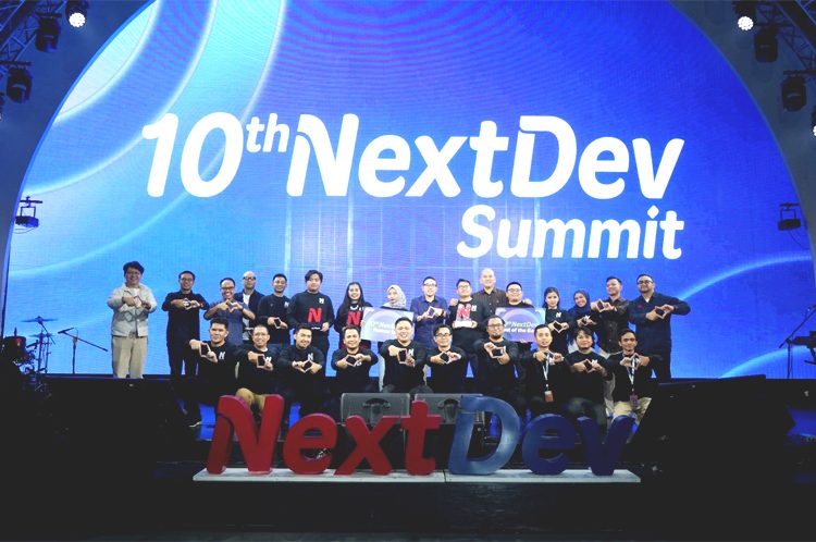 AI for Empowering Generations Semangat Telkomsel Dorong Inovasi Digital dengan AI. NextDev Summit ke-10 bersama 10 startup finalis hadir dengan tema AI for Empowering Generations menyoroti peran AI dalam mendorong inovasi digital dari early-stage startup yang berdampak sosial-ekonomi.(ist)