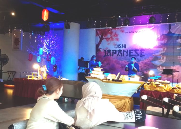 Peluncuran menu baru bertema	 Oishi Japanese di Hotel Golden Tulip Pontianak, Rabu. (mb)