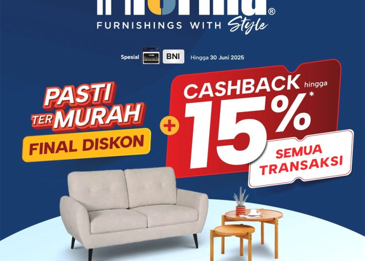 Informa menghadirkan program Pasti Termurah dengan cashback hingga Rp 15 juta. Promo ini berlangsung hingga 7 Juli 2025. (ist)