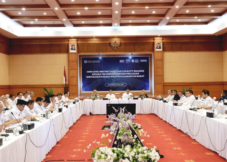 HLM Pemda se-Kalimantan Barat yang digelar di aula Kantor Perwakilan Bank Indonesia Provinsi Kalbar, menyepakati 6 rekomendasi TP2DD.(ist)