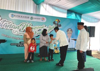 Peringati HUT ke 61, Bank Kalbar Gelar Khitanan Massal dan Donor Darah