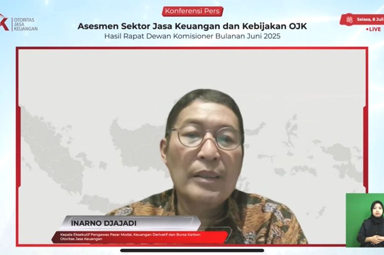 Inarno Djajadi, Eksekutif Pengawas Pasar Modal, Keuangan Derivatif dan Bursa Karbon OJK. (yutub)