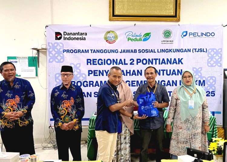 Pelindo memberikan fasilitasi Pelatihan Sertifikasi Halal kepada 13 UMKM di Kota Pontianak, Kamis. (ist)