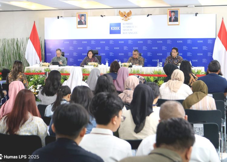 Konferensi pers hasil KSSK III tahun 2025 di Jakarta, Jumat. (ist)