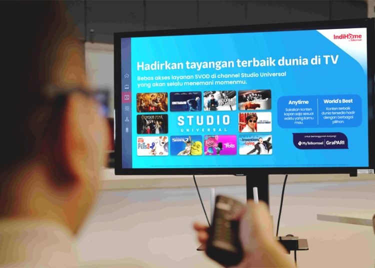 Telkomsel melalui IndiHome TV bekerja sama dengan NBCUniversal International Networks & Direct-To-Consumer (NBCUIN & DTC) meluncurkan channel dan video-on-demand Studio Universal.(ist)