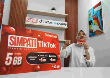 Telkomsel, TikTok, dan GoPay Luncurkan SIMPATI TikTok