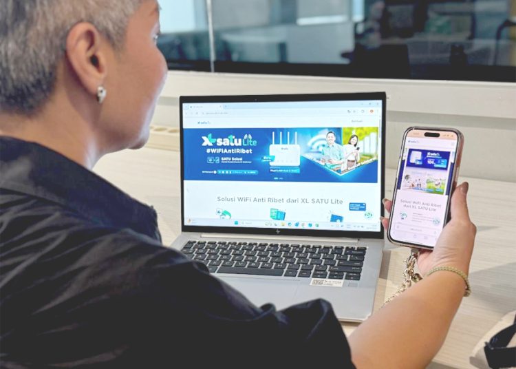 XL SATU Lite dari XLSMART hadir sebagai solusi internet rumah plug and play, cocok untuk keluarga digital di kota menengah hingga pelosok.(ist)